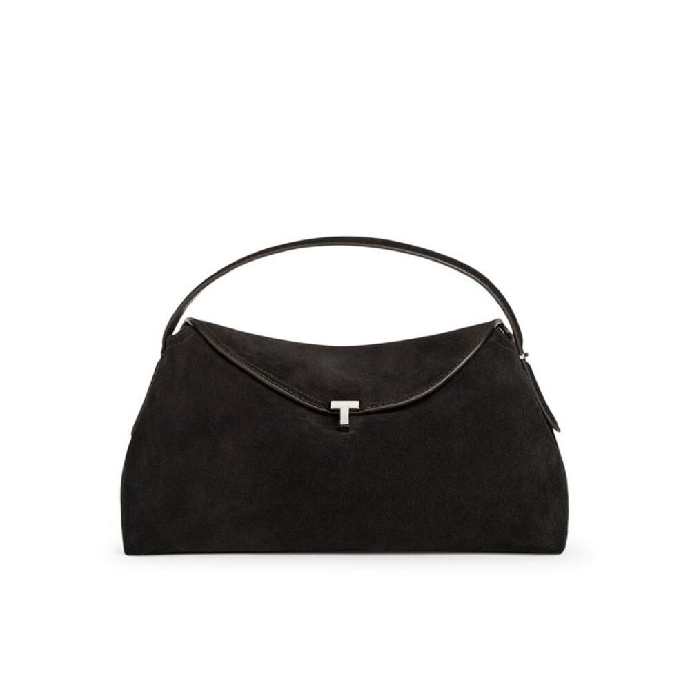Toteme Women T-Lock Suede Handbag